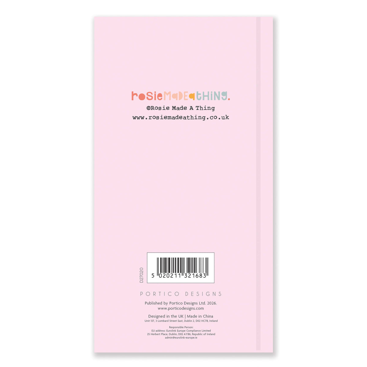 Rosie Made a Thing 2027 Slim Diary