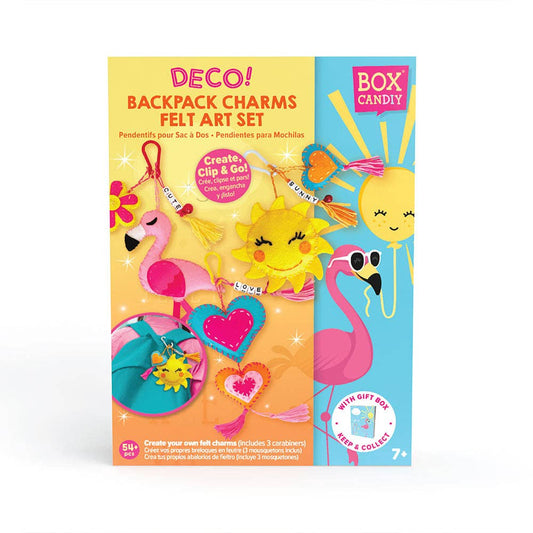 Deco Backpack Charms Felt Art Set