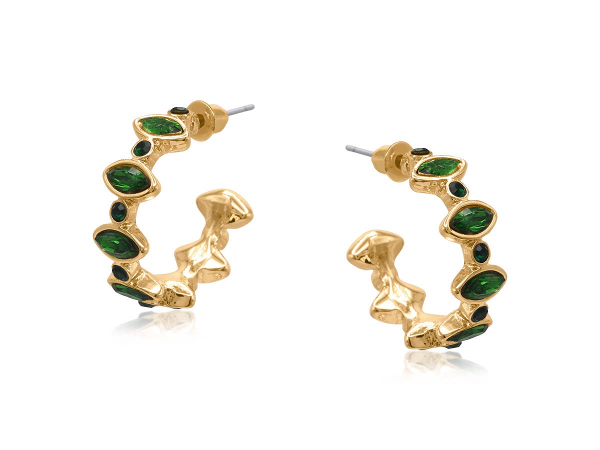 SYMBOLS OF POWER ETERNITY PETITE EARRINGS: GOLD