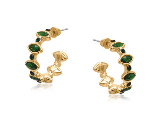 SYMBOLS OF POWER ETERNITY PETITE EARRINGS: GOLD