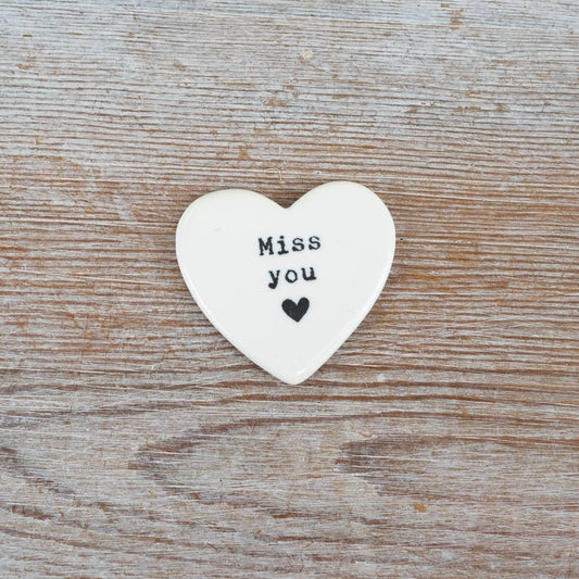 Miss You Heart Token, 4.5cm