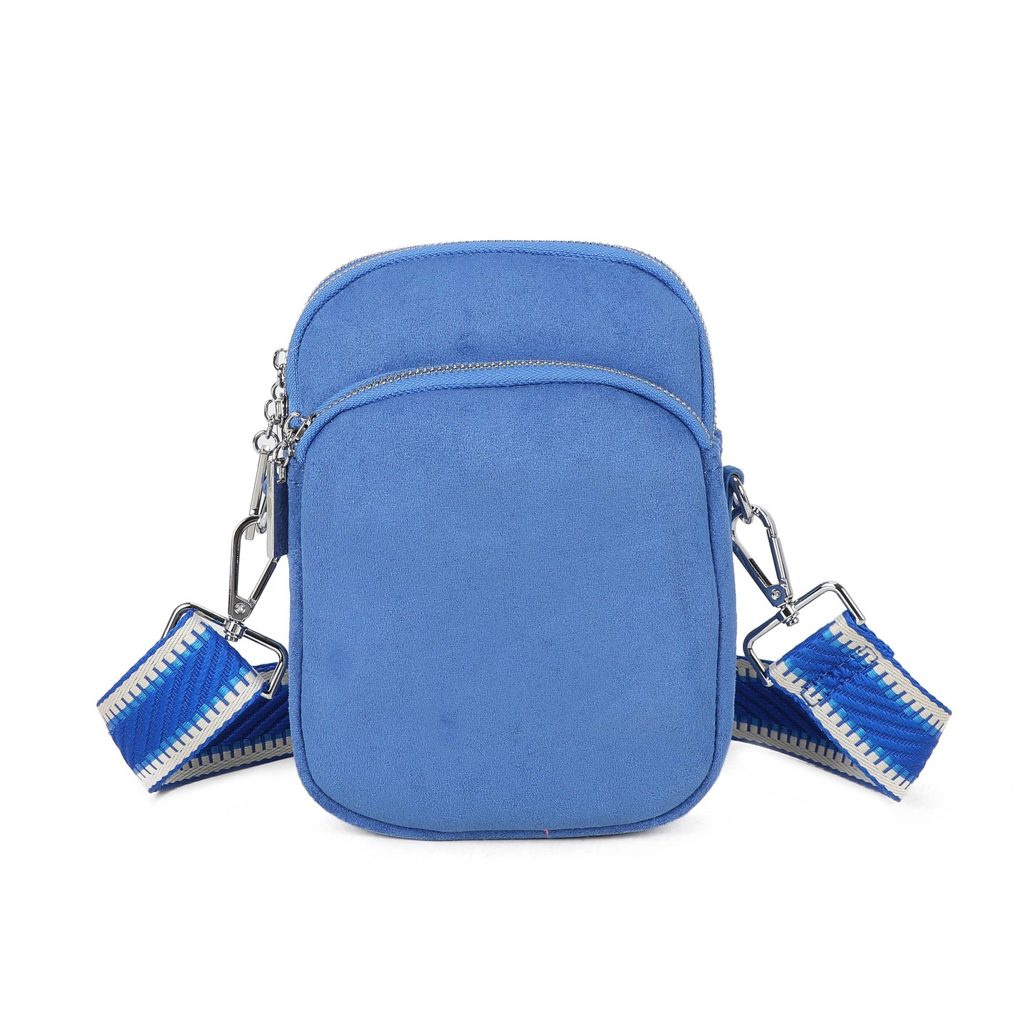JM1718 Everyday Crossbody Bag with Wide Strap: Taupe