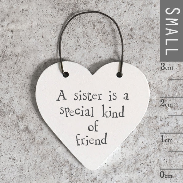 Mini heart - A sister is a special kind of friend