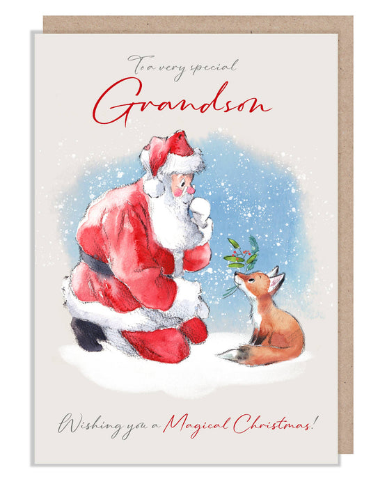 Giant Card - Grandson - Christmas Card