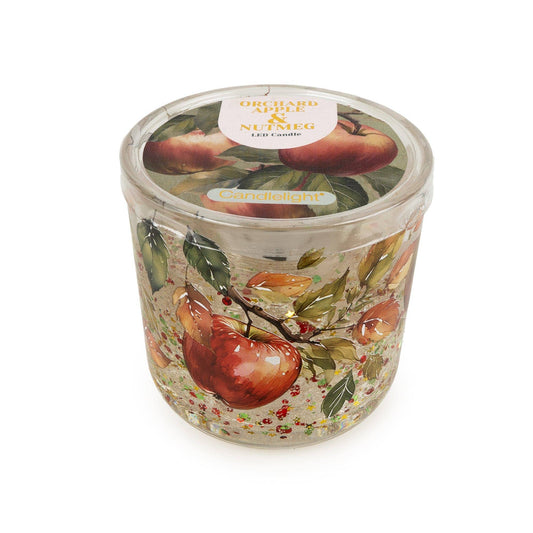 LED Candle - Orchard Apple & Nutmeg 6pk
