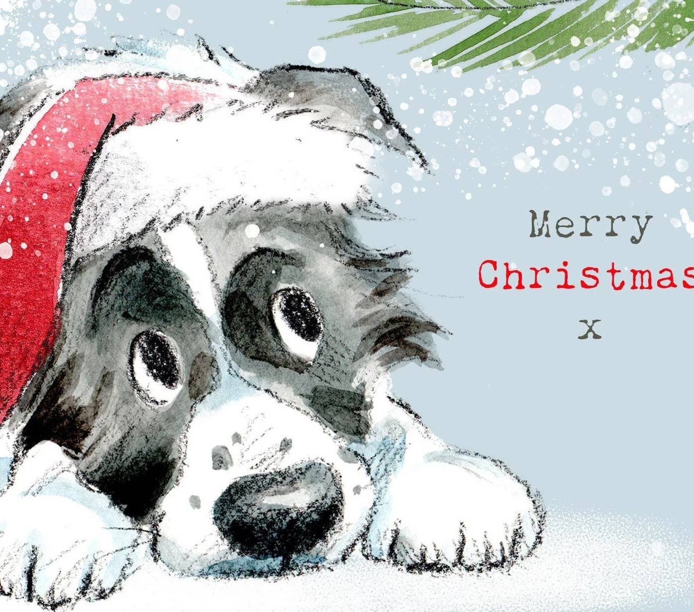 Christmas Card - To A Special Son - Border Collie