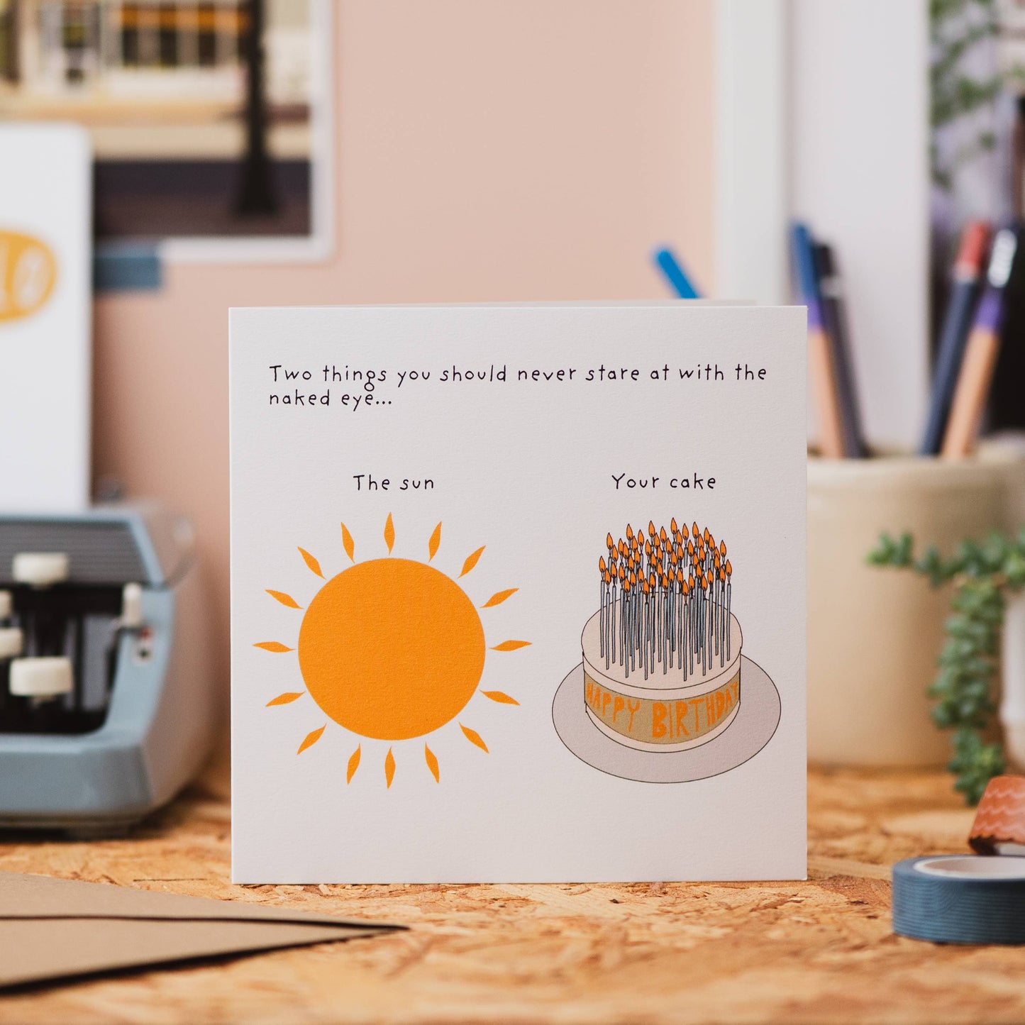 Two things birthday card