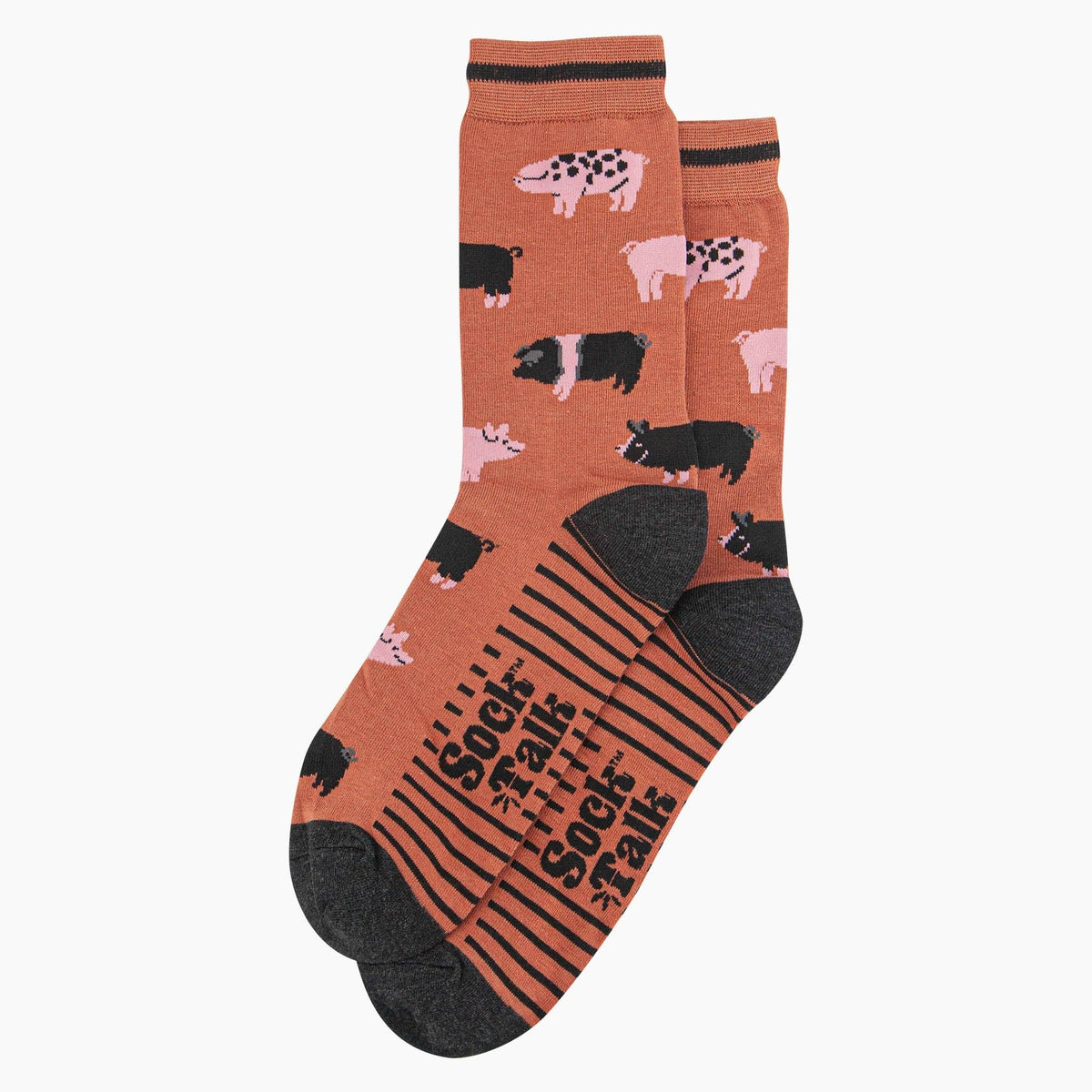Pig Farm Bamboo Socks in Rust: UK 7-11 | EU 40.5-46 | US 8-12