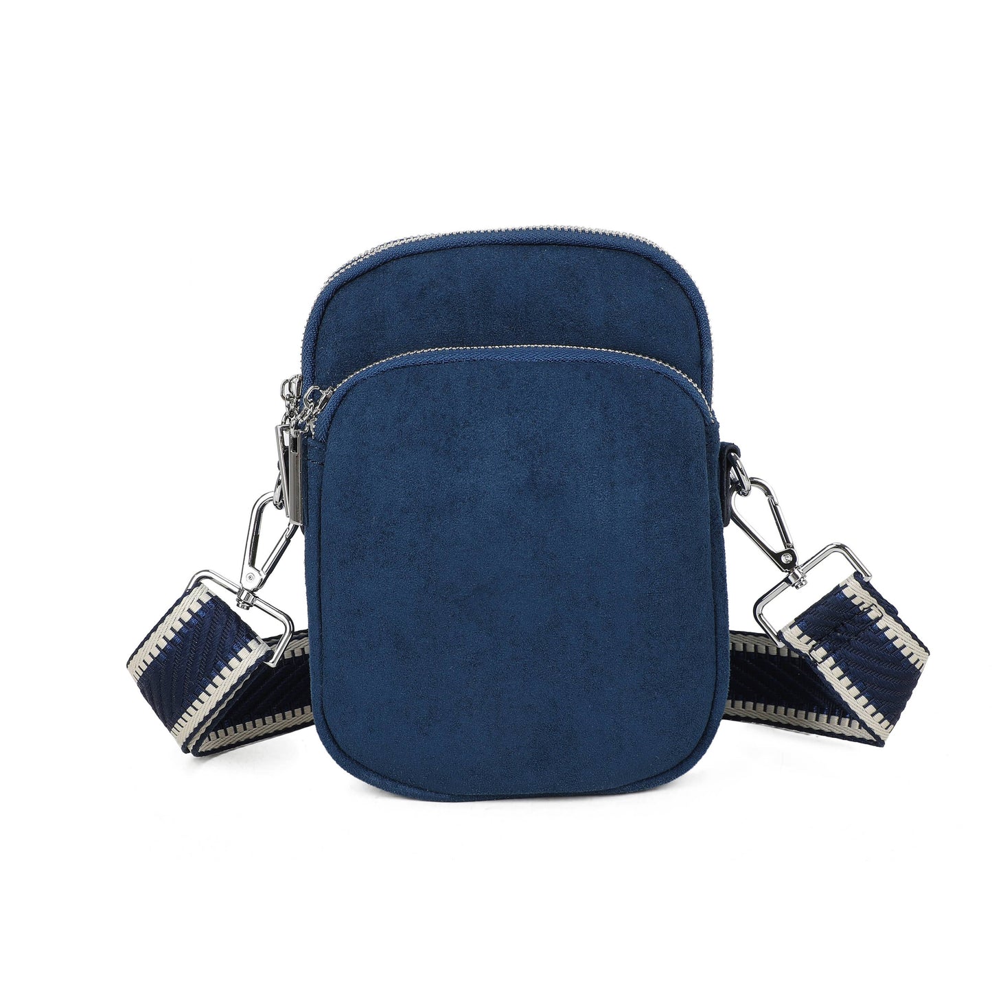 JM1718 Everyday Crossbody Bag with Wide Strap: Coffee