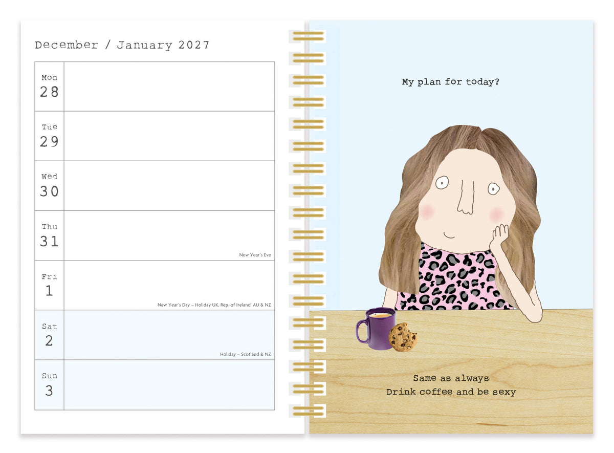 Rosie Made a Thing 2027 A5 Wiro Diary