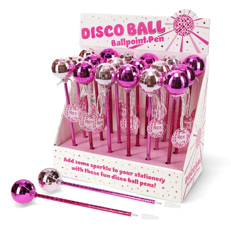 Disco ball pens - Assorted