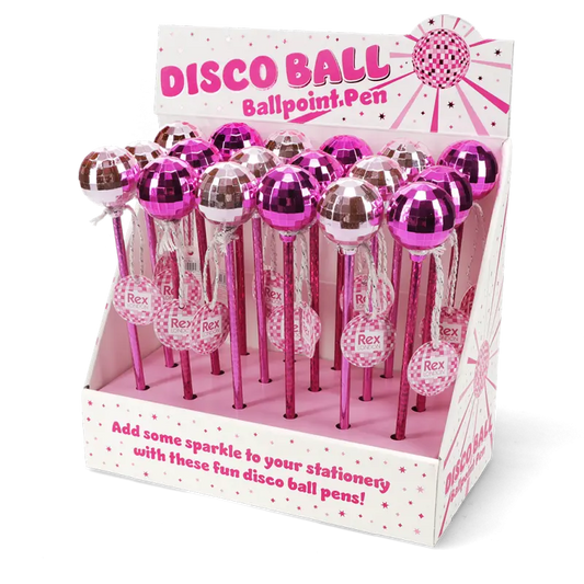 Disco ball pens - Assorted