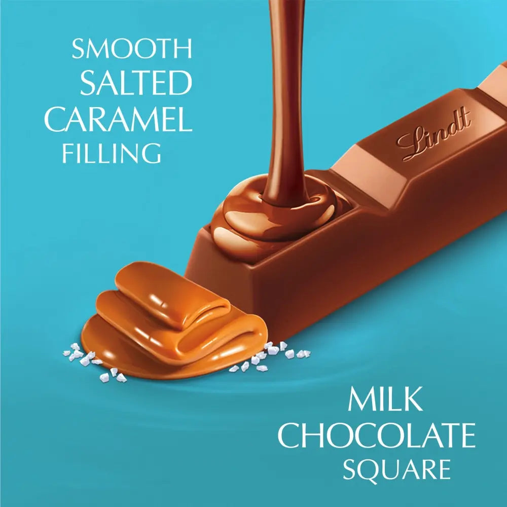 Lindt Lindor Salted Caramel Milk Chocolate Treat Bar 38g