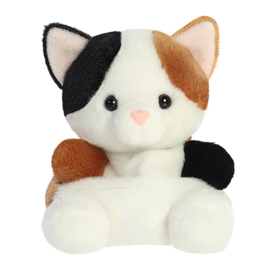 Palm Pals Calico Cat Soft Toy