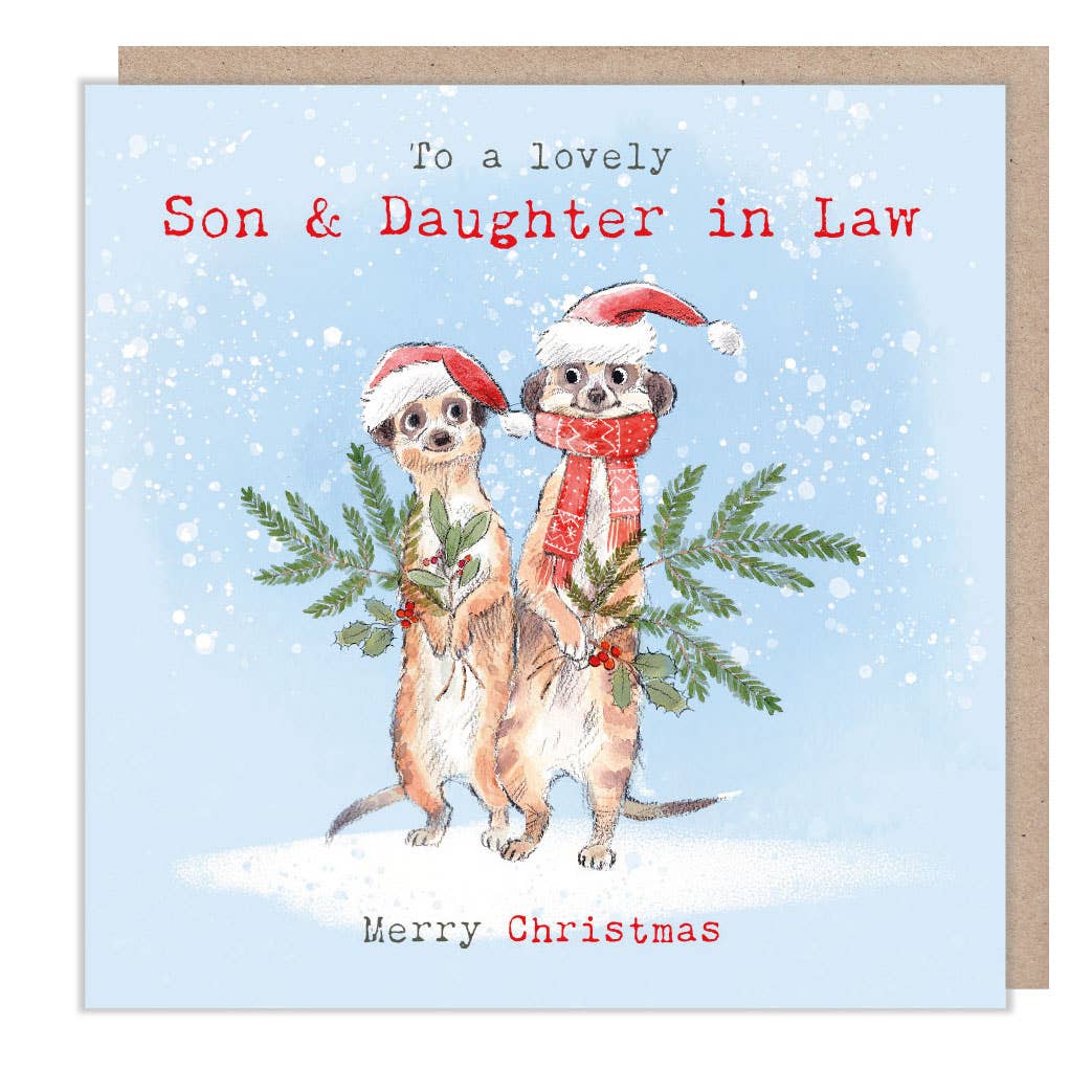 Christmas Card- Son and daughter in Law
