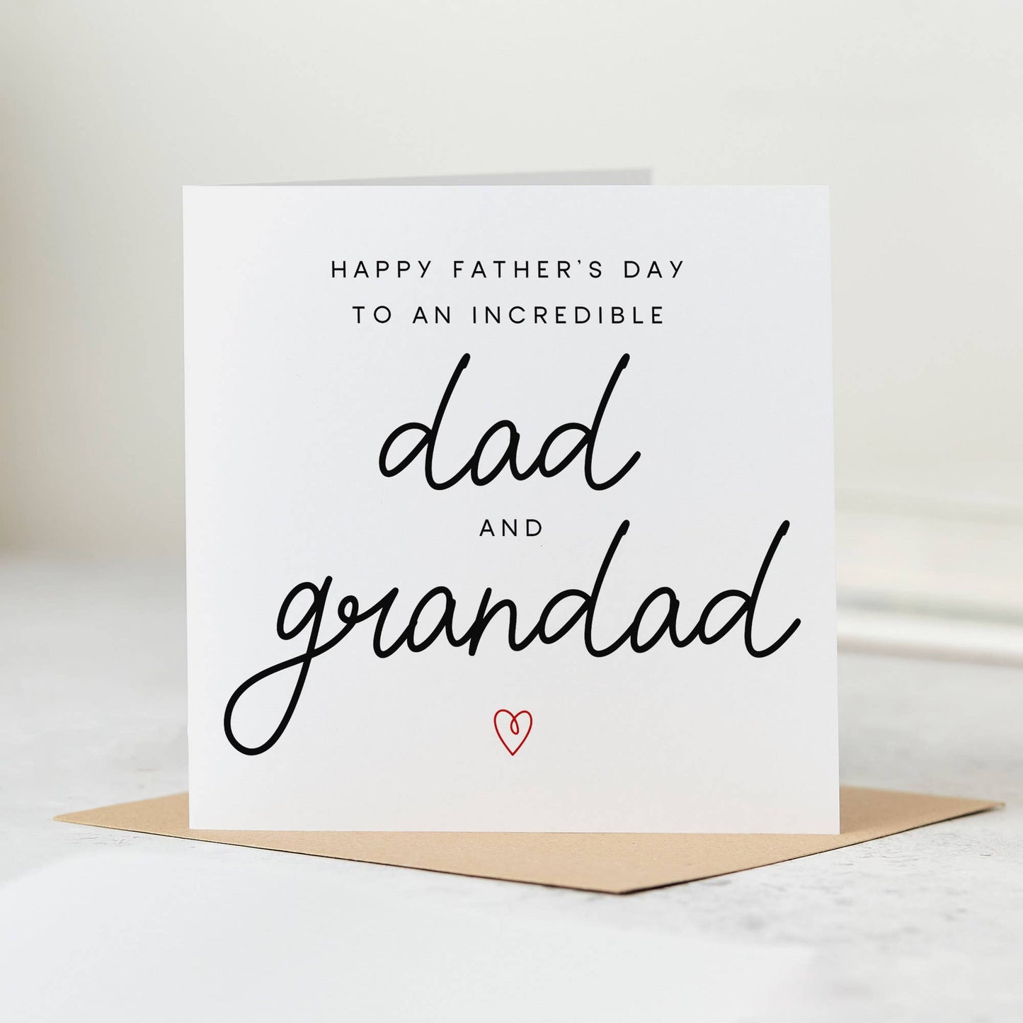 Dad and Grandad Father's Day Card