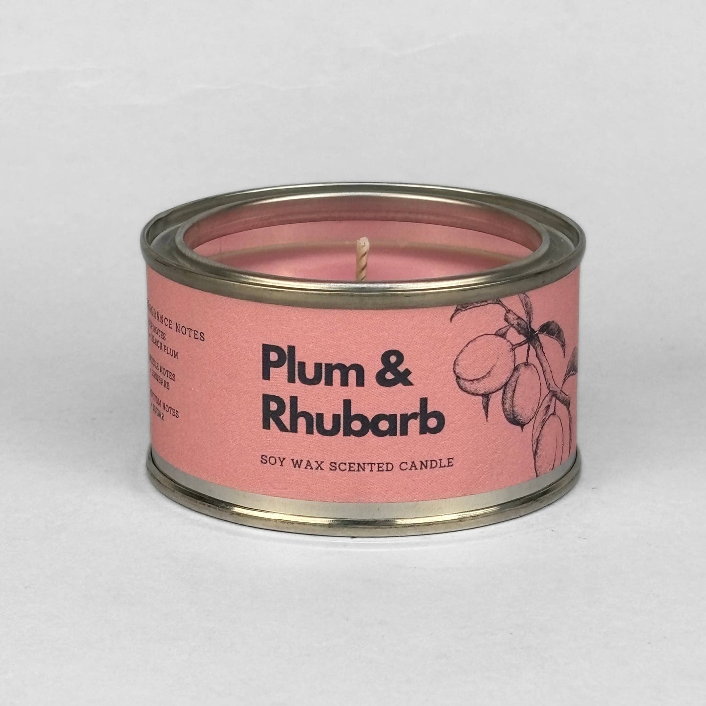 Plum & Rhubarb Paint Tin Candle | Scent Palette