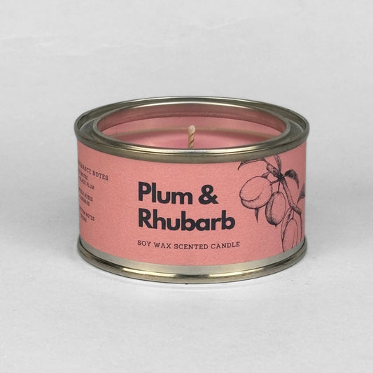 Plum & Rhubarb Paint Tin Candle | Scent Palette