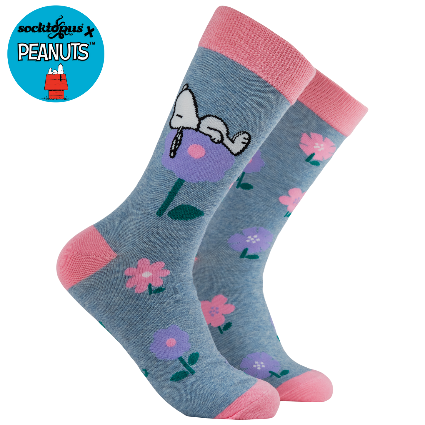 I'd Pick You Socks - Peanuts: BLUE MARL / S (UK 4-8 / EU 37-42 / US 6-10)