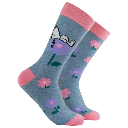 I'd Pick You Socks - Peanuts: BLUE MARL / S (UK 4-8 / EU 37-42 / US 6-10)