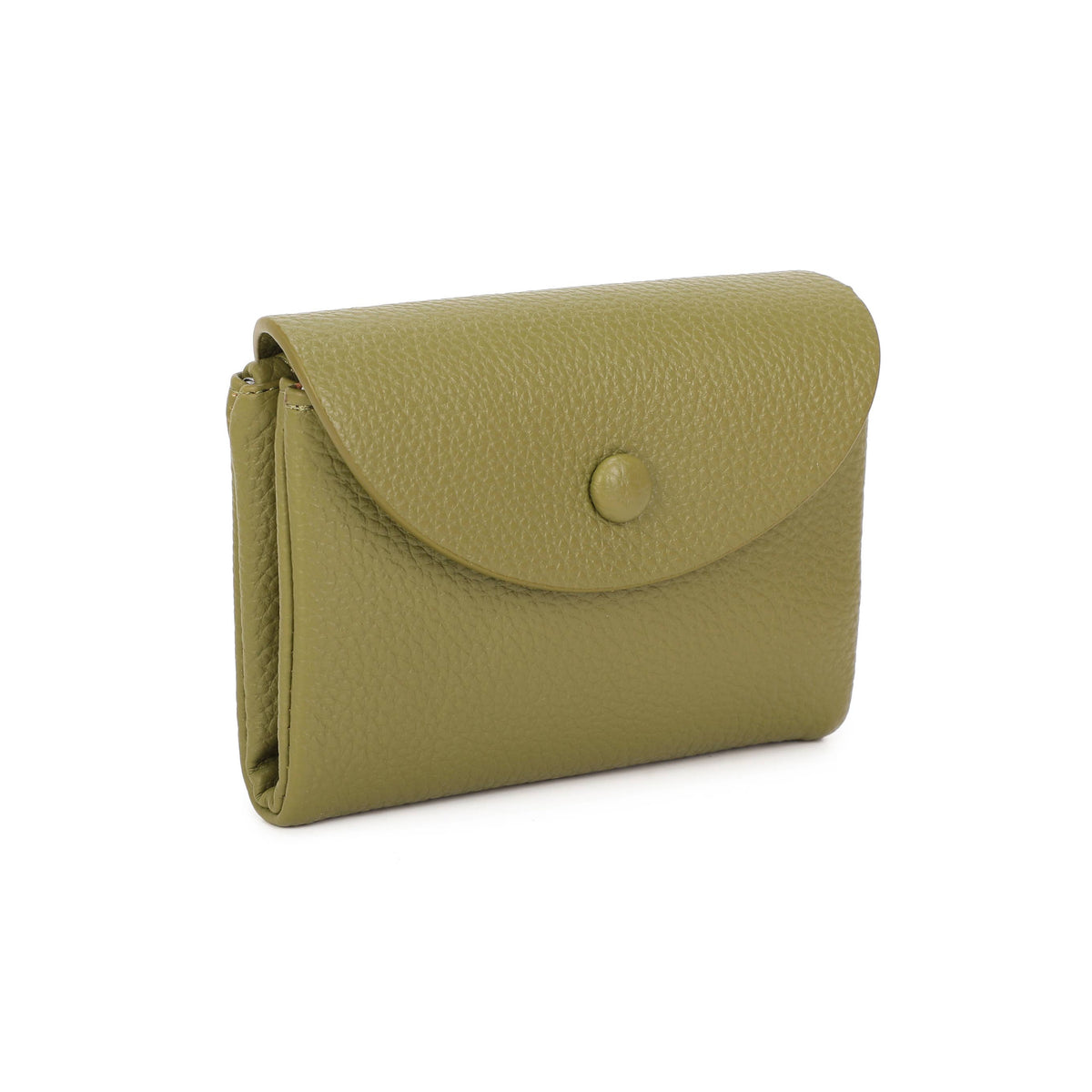 JM1761 RFID Soft Grain Compact Wallet: Wine
