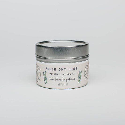 Fresh Ont' Line Small Tin  | Scented Candle | Soy Wax