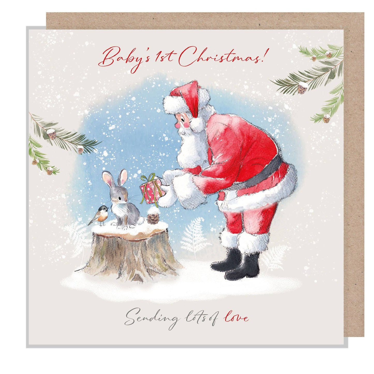 Christmas Card - baby's 1st Christmas -