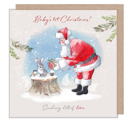 Christmas Card - baby's 1st Christmas -