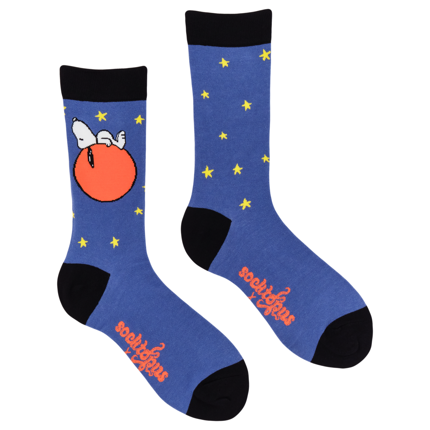 Snoopy Dog Tired Socks - Peanuts: BLUE / S (UK 4-8 / EU 37-42 / US 6-10)