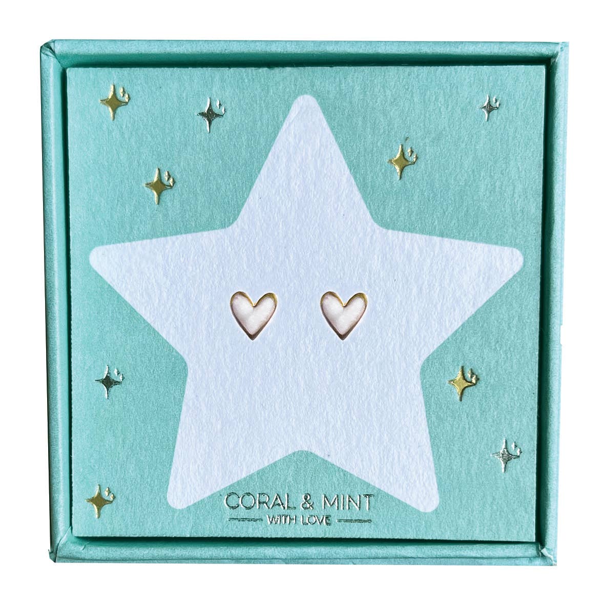 Christmas Edition - Gold Pearly Hearts