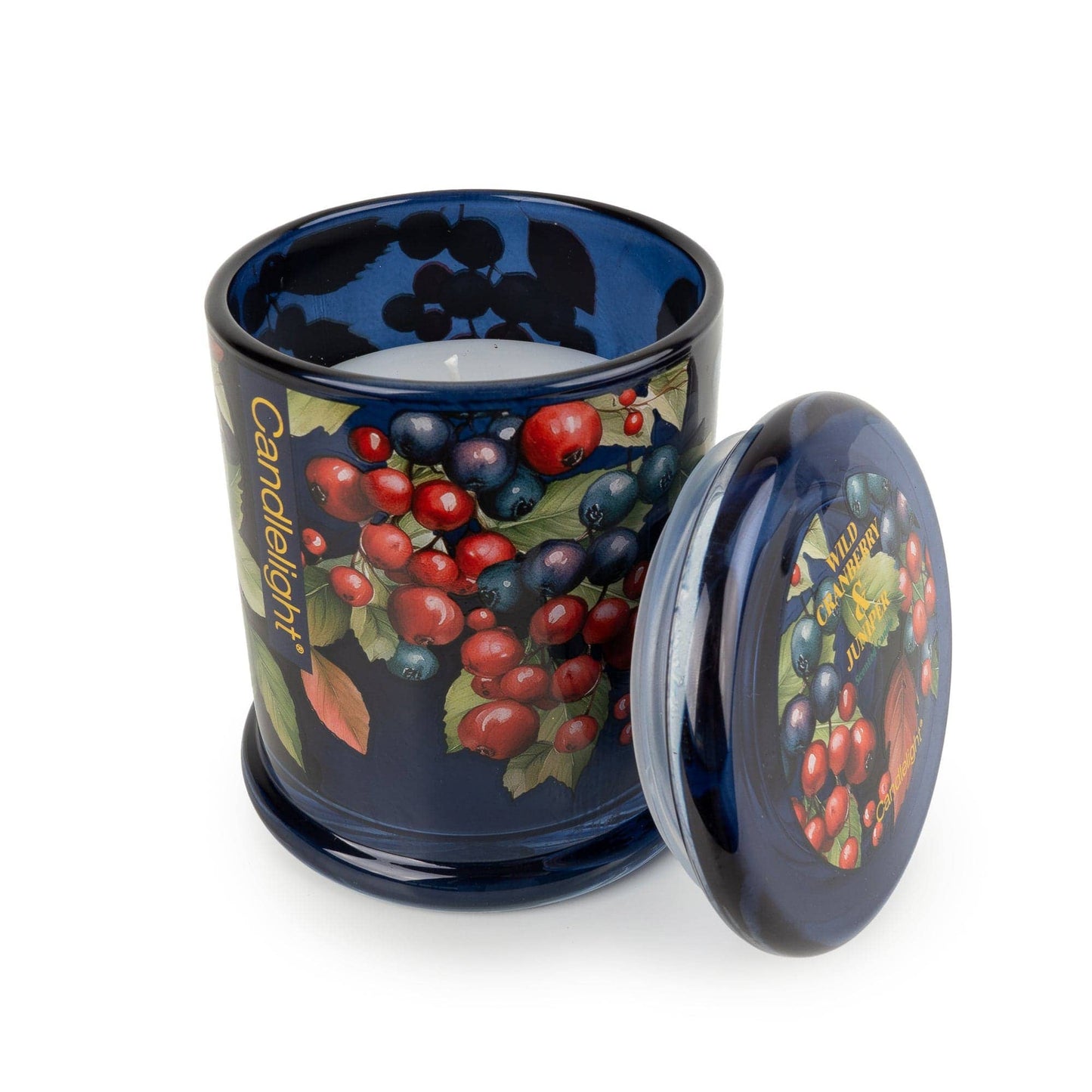 Large Glass Jar Cranberry & Juniper