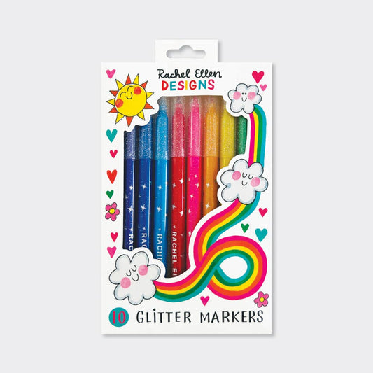 Glitter Markers - Rainbow