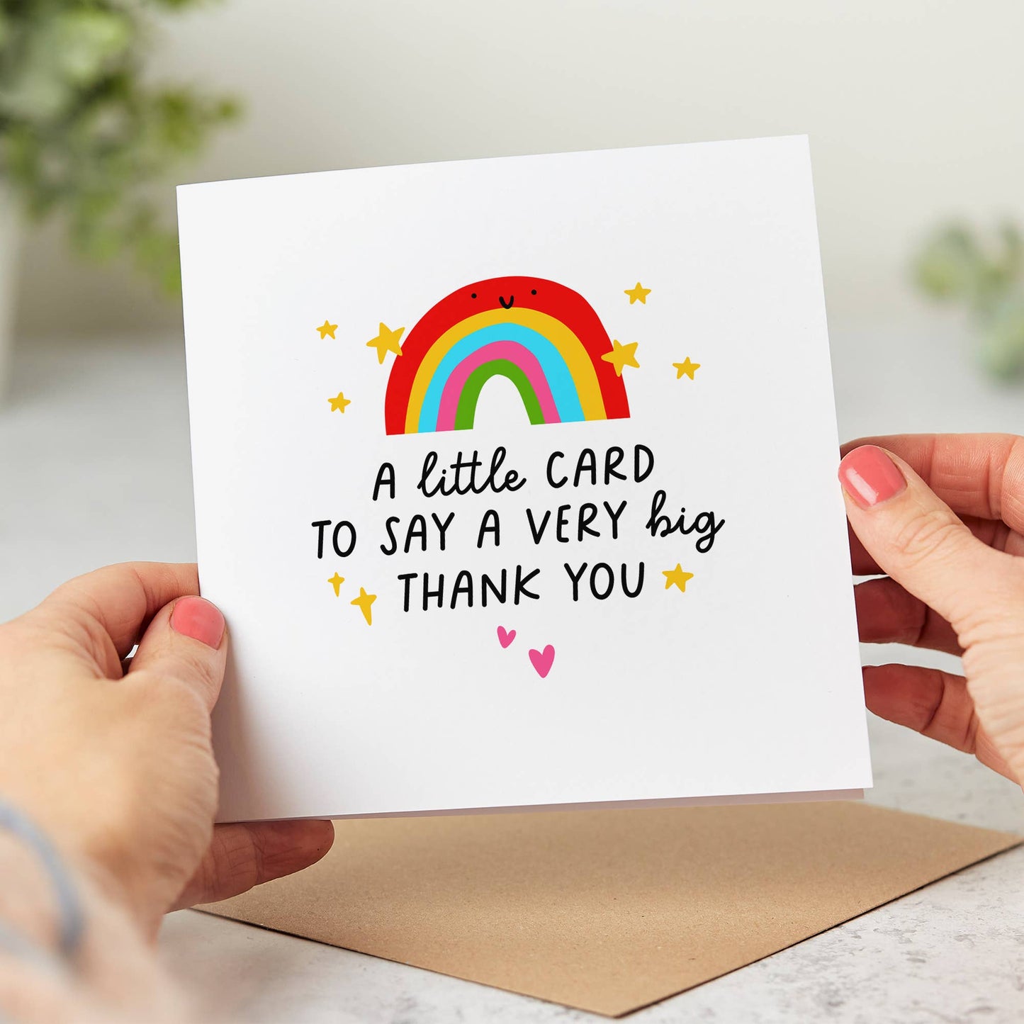 Thank You Card - Little Card Big Thank You
