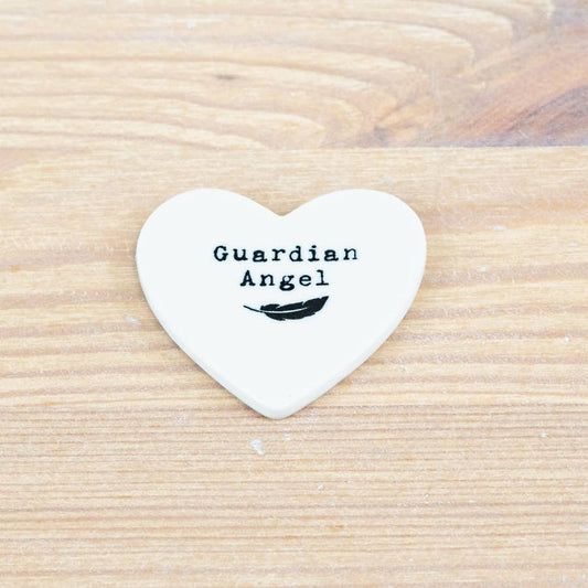 Guardian Angel Heart Token, 4cm