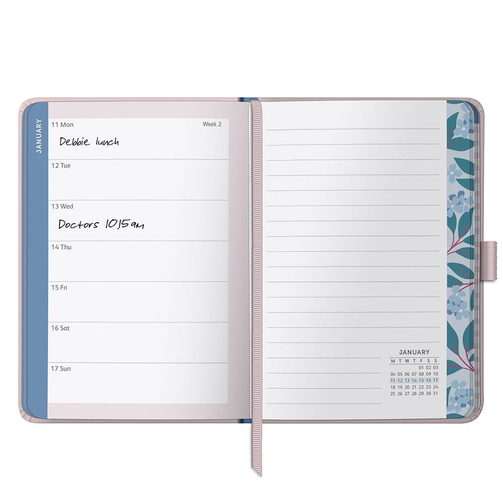A6 To Do Diary 2027 Pink Graphic - Busy B