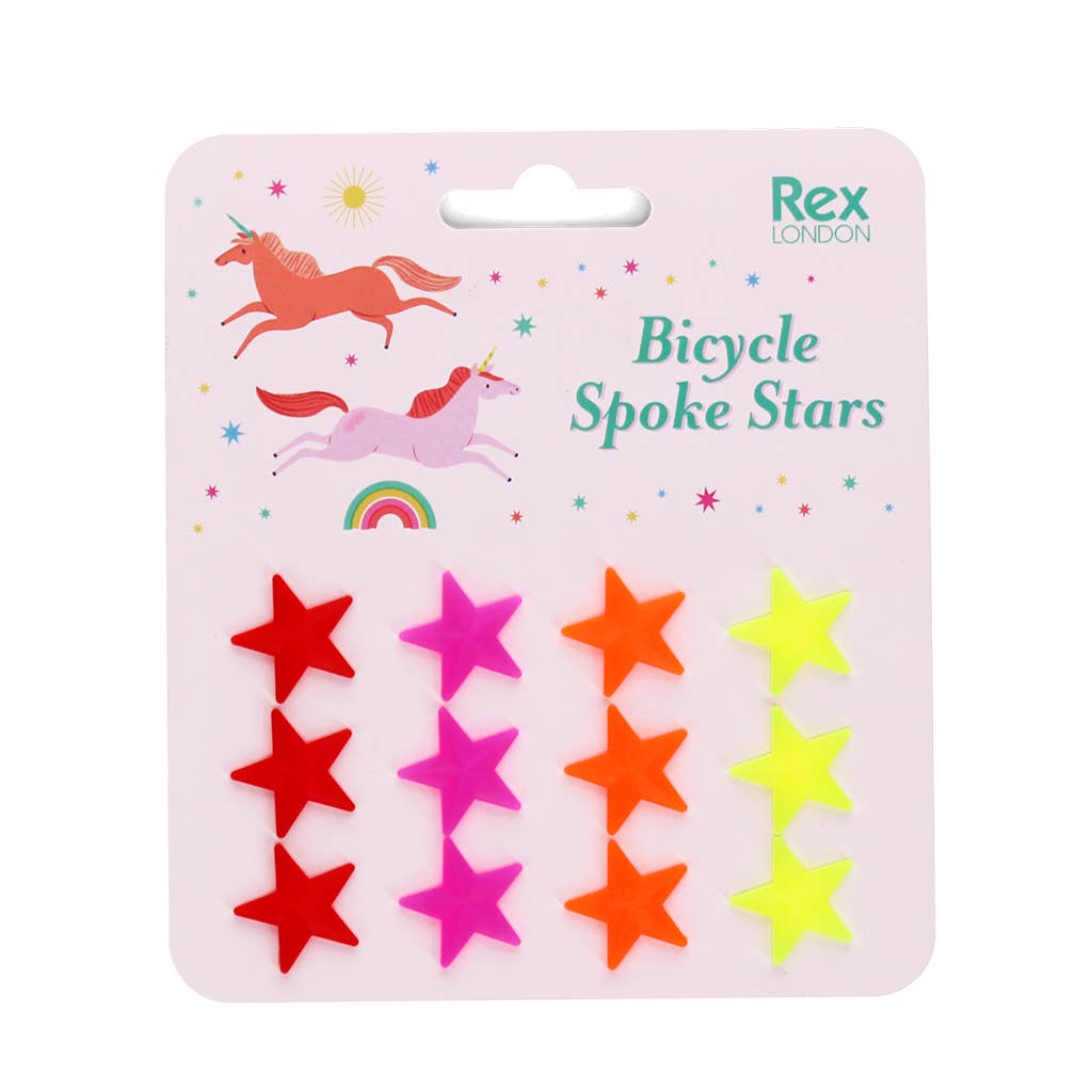 Bicycle spoke stars - Unicorn