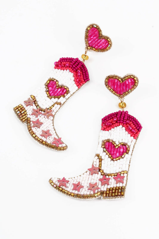 COWGIRL BOOT EARRINGS