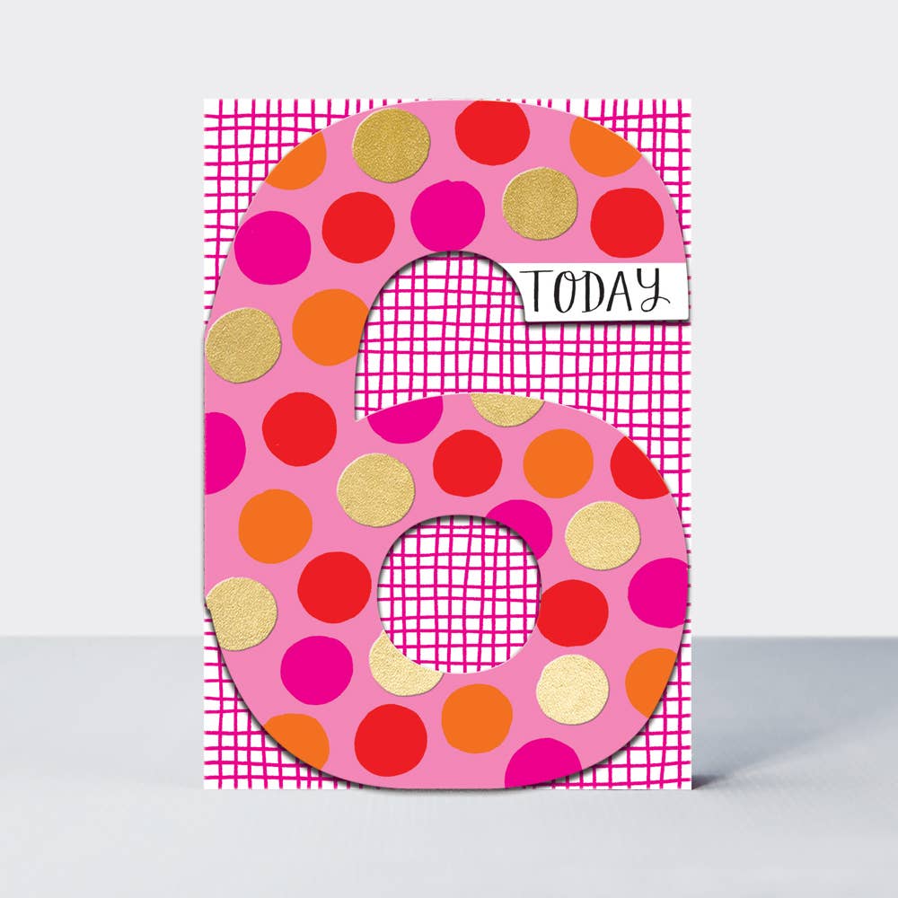 Ditto - Age 6 Girl Birthday Card