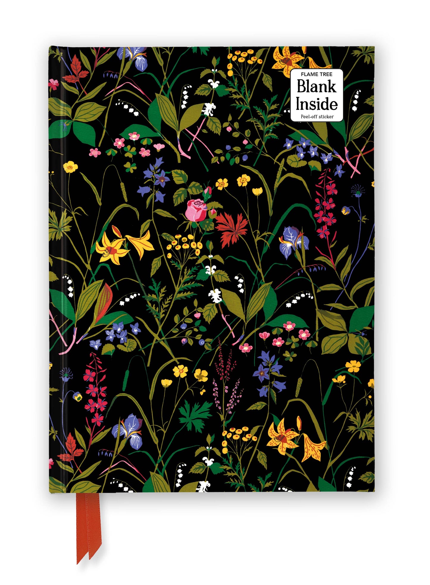 Gocken Jobs: Rose & Lily (Foiled Blank Journal): Flame Tree Blank Notebooks