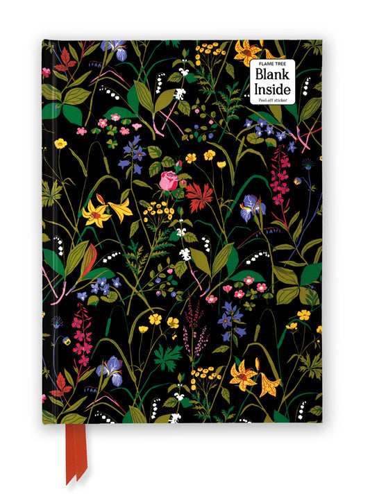 Gocken Jobs: Rose & Lily (Foiled Blank Journal): Flame Tree Blank Notebooks