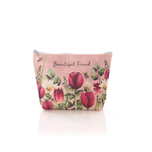 Beautiful Friend Tulip Cotton Pouch