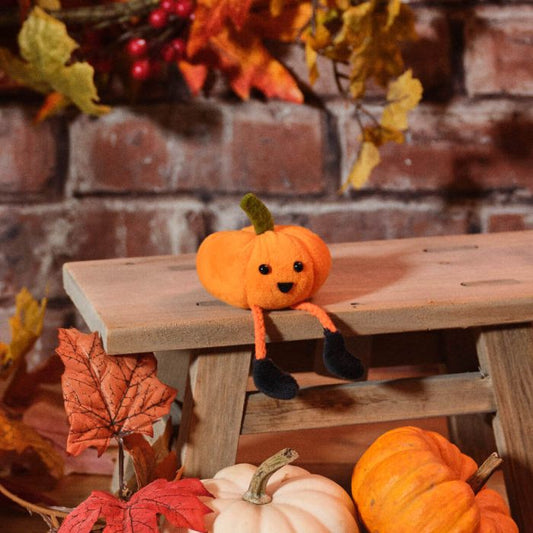Spooktacular Shelf Sitting Pumpkin