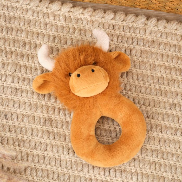 Hugo The Highland Cow Rattle