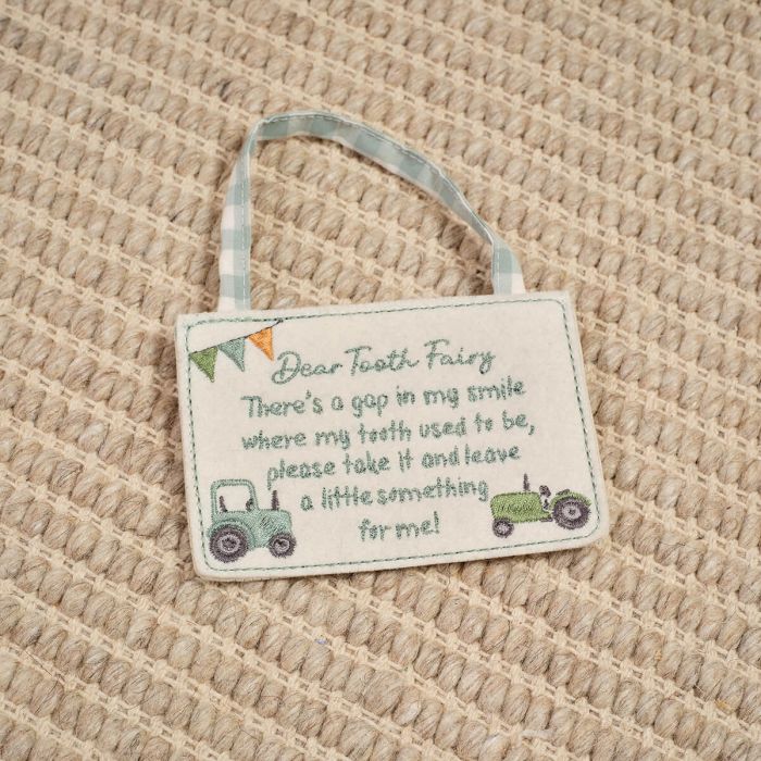 FARM TOOTH FAIRY FELT ENVELOPE