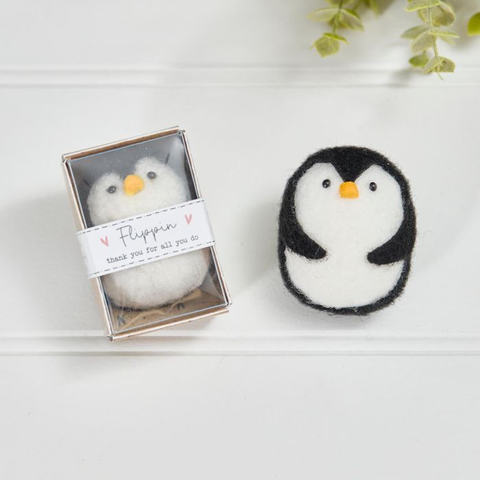 A Tiny Handmade Penguin