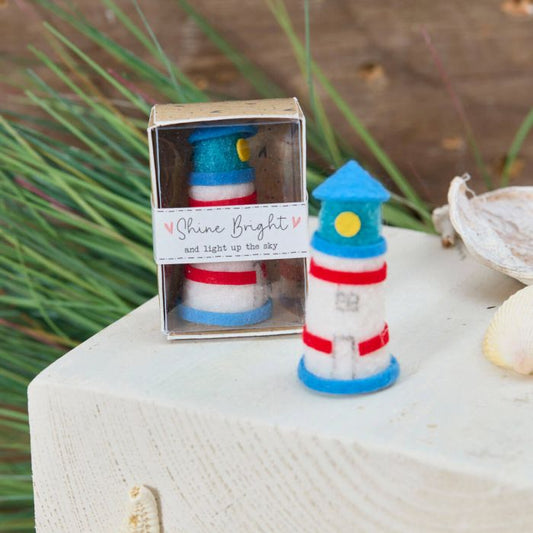 A Tiny Handmade Lighthouse