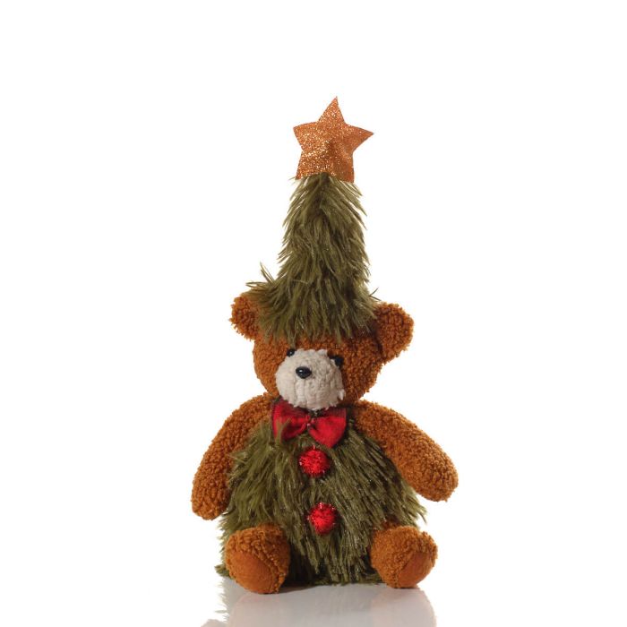Christmas Tree Sitting Bear