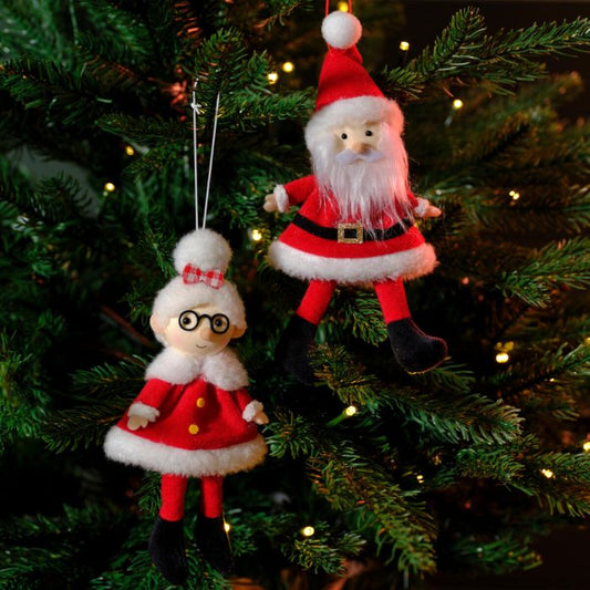 Mr & Mrs Claus Tree Decoration