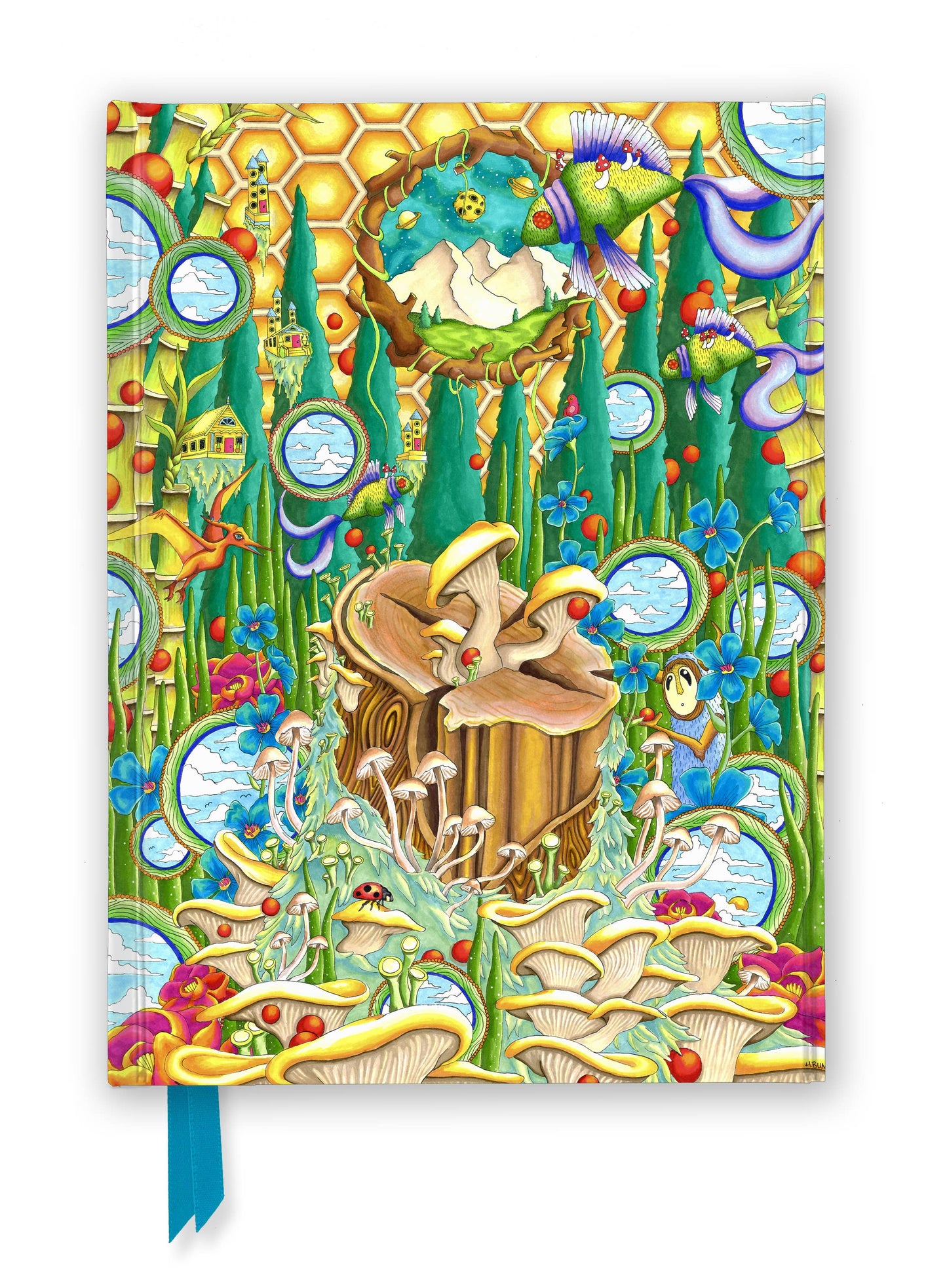 Hannah Bunzey: Where Love is Alive (Foiled Journal): Flame Tree Notebooks