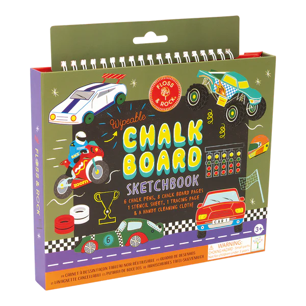 Chalk Board Sketchbook - Cars
